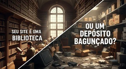 Seu Site é uma Biblioteca ou um Depósito bagunçado?